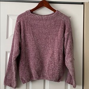 SUPER SOFT lavender knit sweater